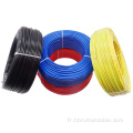 Câble PVC Fil de cuivre en cuivre / Green Earth Cable